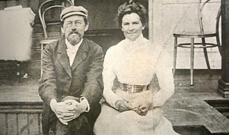 Чехов с женой